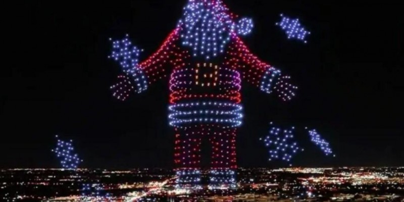 Natal Luz terá show de drones no Park Knorr